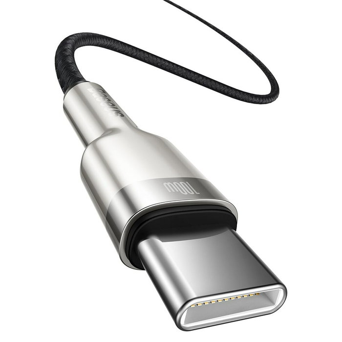 Baseus Cafule Cable USB-C a USB-C 100W 1m Negro