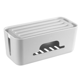 EWENT EW1569 Organizador de Cables Universal Blanco