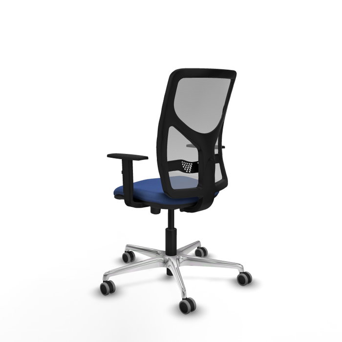 PIQUERAS Y CRESPO Silla de oficina Motilla con mecanismo Sincro/Traslack, Azul marino y Gris PIQUERAS Y CRESPO Silla de oficina Motilla con mecanismo Sincro/Traslack, Azul marino y Gris