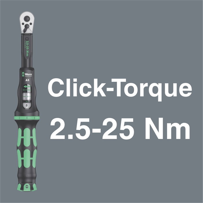 Wera Bicycle Set Torque 1 con llave dinamométrica 2,5-25 Nm Wera Bicycle Set Torque 1 con llave dinamométrica 2,5-25 Nm