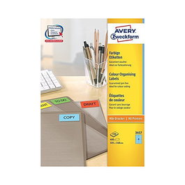 AVERY Zweckform Etiqueta 3457 azul 105,0 x 148,0 mm