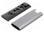 SAVIO Carcasa de disco M.2 USB 3.0 Gris