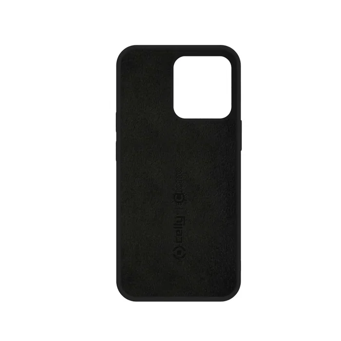 Celly Funda para Apple iPhone 13 Pro 15.5 cm (6.1") - Protectora, Resistente a Golpes y Caídas, de TPU y Silicona, Color Negro