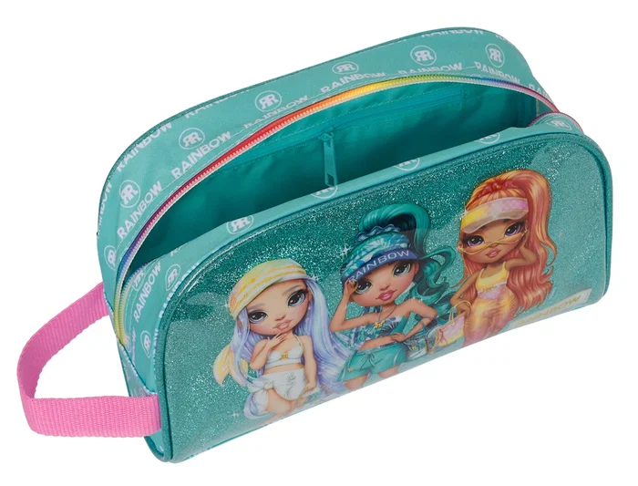 Neceser Escolar Rainbow High Paradise Turquesa 26 x 16 x 9 cm