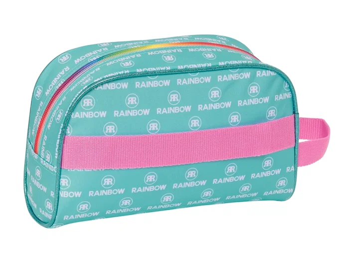Neceser Escolar Rainbow High Paradise Turquesa 26 x 16 x 9 cm