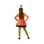 Disfraz de Calabaza Naranja con Gorro para Niña 7-9 Años - Vestido y Tocado Halloween