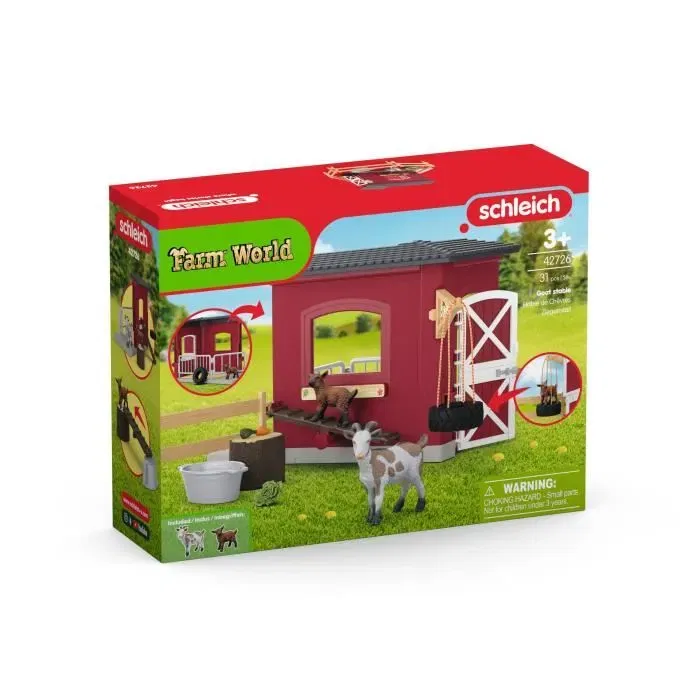 Schleich 42726 Figura de mesa de cabra de Farm World