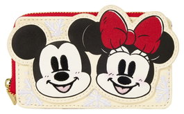 LOUNGEFLY Tarjetero Holiday Snow Mickey & Friends Disney