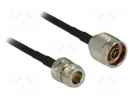 DeLOCK Cable de antena coaxial LMR195 N macho a N hembra 6 m