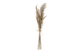 DKD Home Decor Ramo de Flores Secas Marrón y Beige