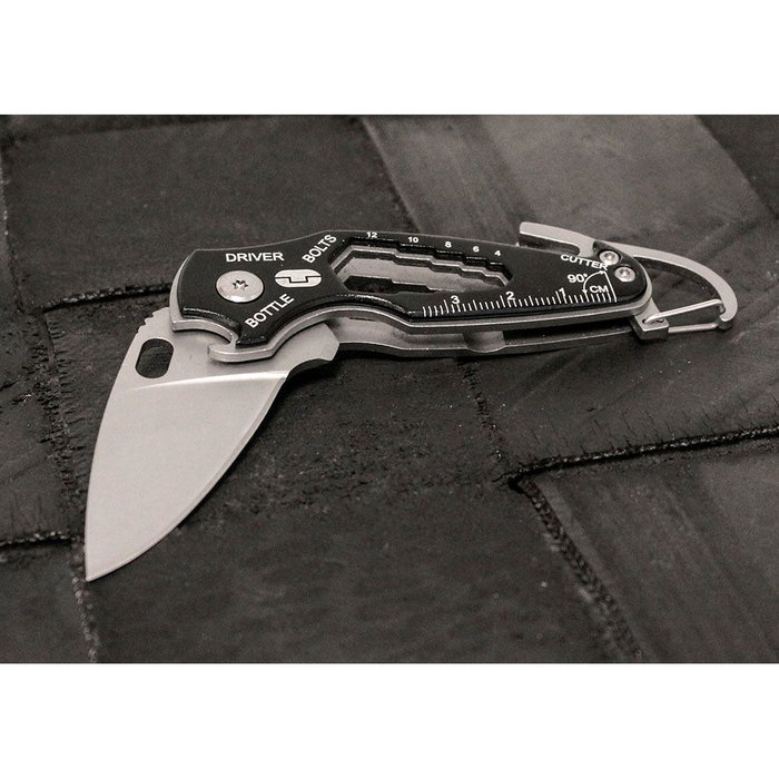 True Navaja Multiusos Smartknife 11 en 1 Acero Inoxidable con Abrebotellas y Destornillador True Navaja Multiusos Smartknife 11 en 1 Acero Inoxidable con Abrebotellas y Destornillador