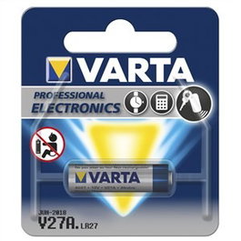 Varta Pila Alcalina V27a 12V Ø8x28,2mm (1 Unidad) Tecnología Alcalina Manganeso