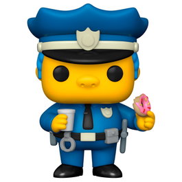 Funko POP Simpsons Figura Jefe Wiggum Figura Vinilo 9cm Caja Regalo