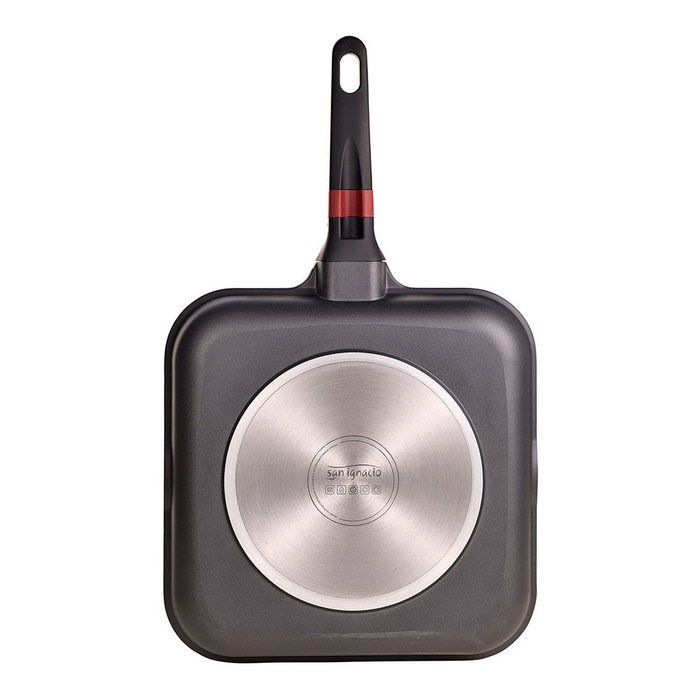 San Ignacio Sartén Asador Denia Experto Aluminio Fundido Inducción 28 x 28 cm