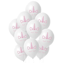 Party Time Juego De 10 Globos Unicornio Party Time Decoración Original Para Fiestas
