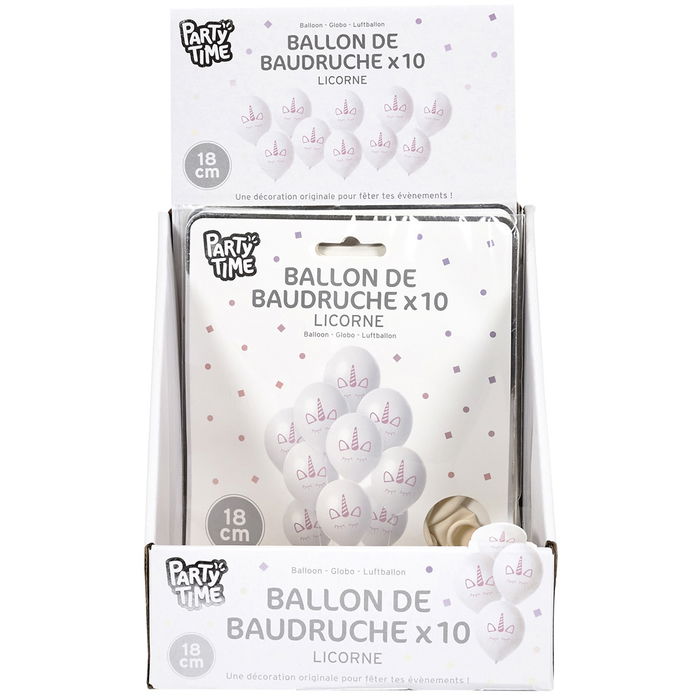 Party Time Juego De 10 Globos Unicornio Party Time Decoración Original Para Fiestas