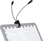 RTX Lámpara Atril Dual Flexible con Clip 4 LEDs