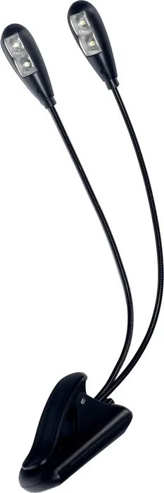 RTX Lámpara Atril Dual Flexible con Clip 4 LEDs