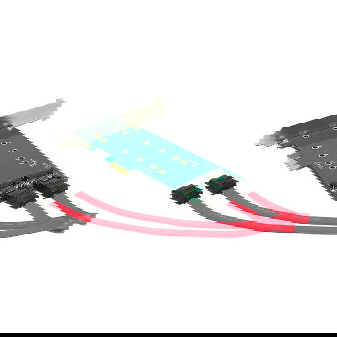 DeLOCK Tarjeta PCI Express x1 con 2 Puertos Internos M.2 Key B SATA de 110 mm - Factor de Forma Low Profile, Compatible con Windows/Linux, Incluye Cables DeLOCK Tarjeta PCI Express x1 con 2 Puertos Internos M.2 Key B SATA de 110 mm - Factor de Forma Low Profile, Compatible con Windows/Linux, Incluye Cables