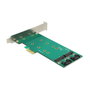 DeLOCK Tarjeta de expansión 2x M.2 Key B a 2x SATA 7-pin Perfil bajo