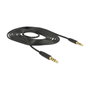 DeLOCK Cable de Audio 3,5 mm Macho a Macho 2 m Negro