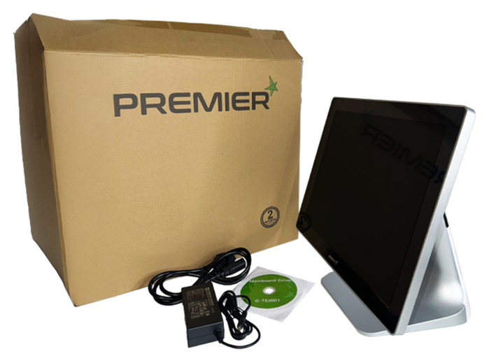 Premier KT-3000 TPV Todo-en-Uno 15 Pulgadas Táctil Plata