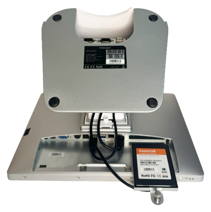 Premier KT-3000 TPV Todo-en-Uno 15 Pulgadas Táctil Plata
