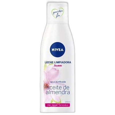 NIVEA Leche Limpiadora Suave con Aceite de Almendra