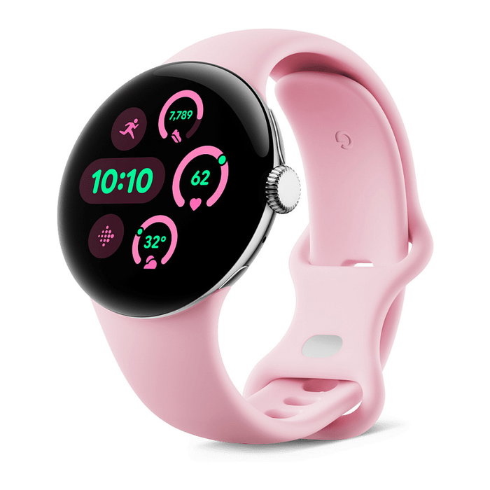 Google Pixel Watch 3 (41 mm) Smartwatch Wear OS LTE, Pantalla AMOLED 4.1 cm, 32 GB, 5 ATM, Batería 36 h, GPS, Rose Quartz Google Pixel Watch 3 (41 mm) Smartwatch Wear OS LTE, Pantalla AMOLED 4.1 cm, 32 GB, 5 ATM, Batería 36 h, GPS, Rose Quartz