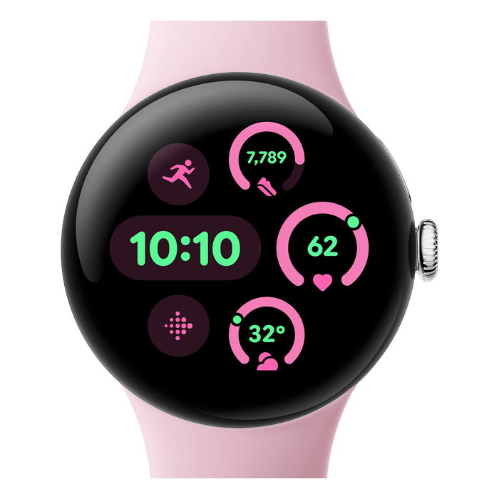 Google Pixel Watch 3 (41 mm) Smartwatch Wear OS LTE, Pantalla AMOLED 4.1 cm, 32 GB, 5 ATM, Batería 36 h, GPS, Rose Quartz Google Pixel Watch 3 (41 mm) Smartwatch Wear OS LTE, Pantalla AMOLED 4.1 cm, 32 GB, 5 ATM, Batería 36 h, GPS, Rose Quartz
