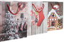 DKD Home Decor Bolsa Navidad Alpina Natural Multicolor Papel 10 x 23 x 18 cm (12 Unidades)