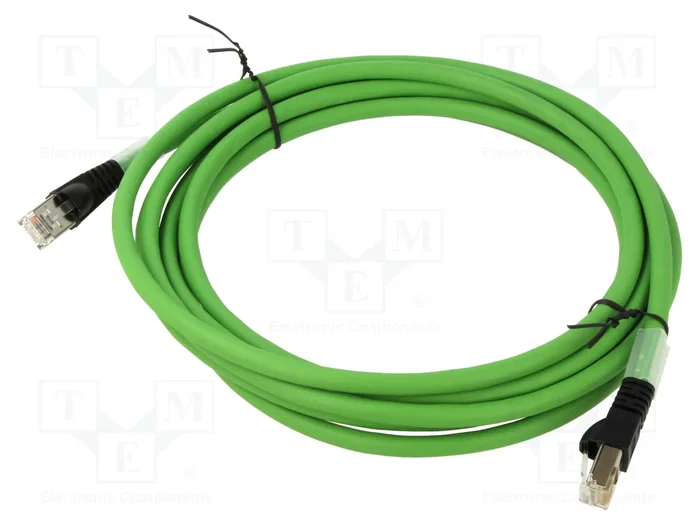 TELEGÄRTNER Patch cord Cat 6a S/FTP 3m verde