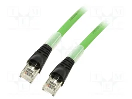 TELEGÄRTNER Patch cord Cat 6a S/FTP 3m verde