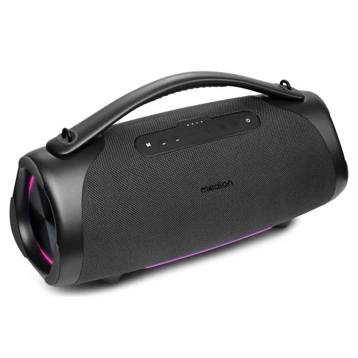 Medion AAAPE76038 Altavoz Bluetooth XL 100W RMS 30h Autonomía Protección IPX7 RGB Medion AAAPE76038 Altavoz Bluetooth XL 100W RMS 30h Autonomía Protección IPX7 RGB