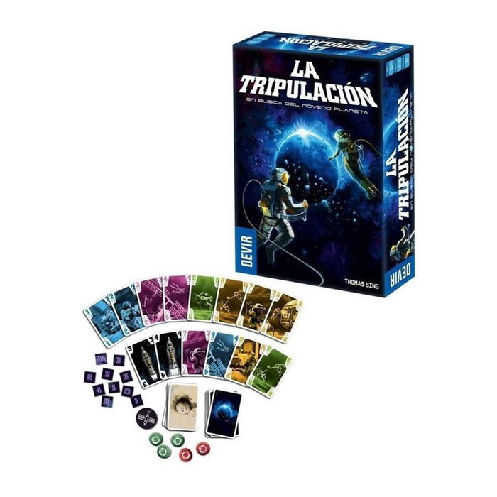 Devir La Tripulación Juego de Cartas Cooperativo Castellano para 2-5 Jugadores, 20 min, 10+ años