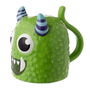 PUCKATOR Taza 3D Monstruo Monstarz Verde 550ml Ceramica