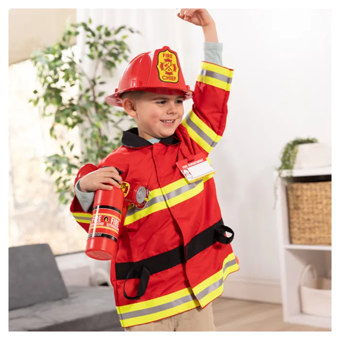 Melissa & Doug Disfraz de Bombero con Accesorios - AACQW35568