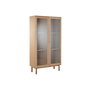 DKD Home Decor Vitrina Kith Moderno Cristal y MDF 40 x 183 x 100 cm