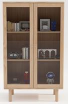 DKD Home Decor Vitrina Kith Moderno Cristal y MDF 40 x 183 x 100 cm