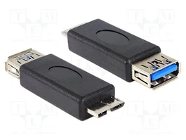DeLOCK 65183 Adaptador USB 3.0-A Macho a micro USB 3.0-B Hembra 5 Gbps