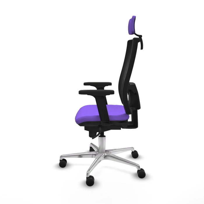 PIQUERAS Y CRESPO Silla de oficina Horna con mecanismo Sincro, Lila y Negro PIQUERAS Y CRESPO Silla de oficina Horna con mecanismo Sincro, Lila y Negro