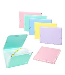 Clasificador Acordeon Carchivo Soft Pp Fº 13 Dptos.(A-Z) Malva (Set de 4)