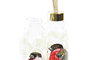 DKD Home Decor Botella Navidad Tradicional Cristal Rojo Verde 2 Unidades 6.5 x 24 x 6.5 cm