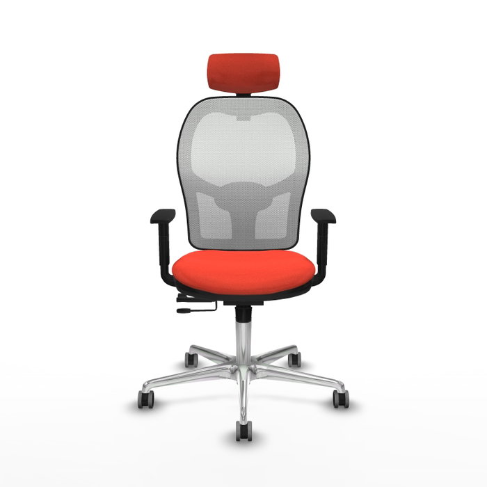PIQUERAS Y CRESPO Silla de oficina Jorquera Naranja oscuro y Blanco PIQUERAS Y CRESPO Silla de oficina Jorquera Naranja oscuro y Blanco