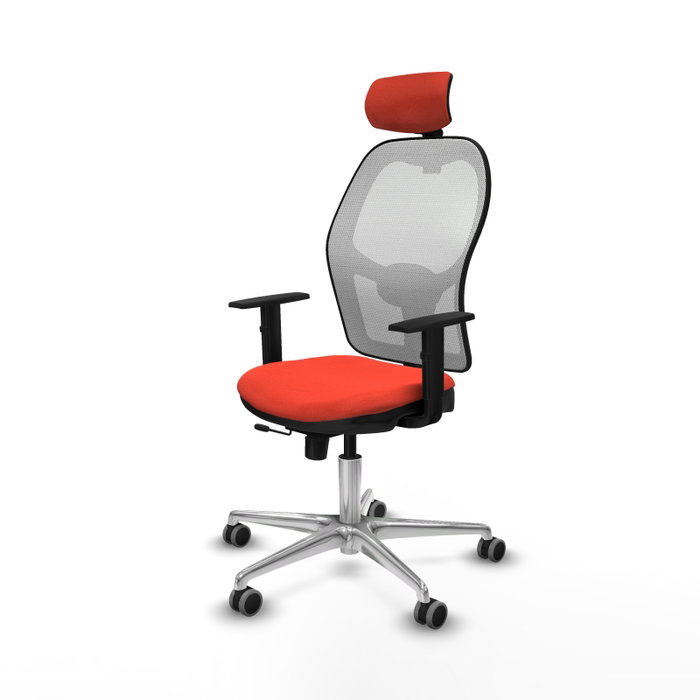 PIQUERAS Y CRESPO Silla de oficina Jorquera Naranja oscuro y Blanco PIQUERAS Y CRESPO Silla de oficina Jorquera Naranja oscuro y Blanco