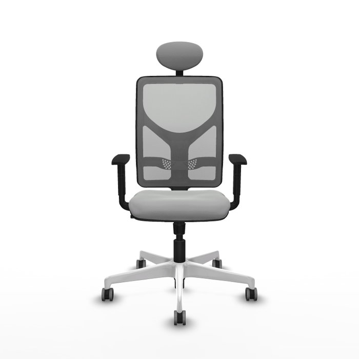 PIQUERAS Y CRESPO Silla de oficina Motilla con mecanismo Sincro, Gris