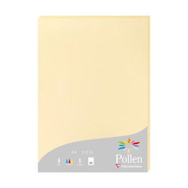 Papel Clairefontaine Pollen A4 210G 25H Vainilla