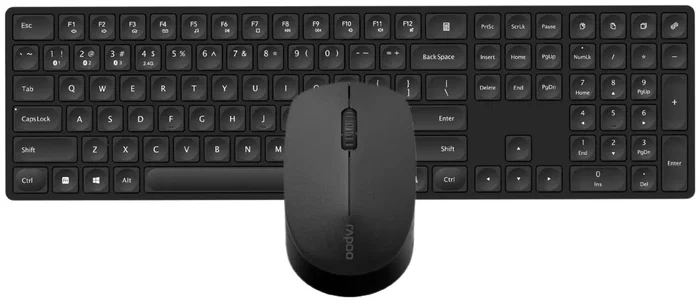Rapoo 8020M Teclado y Ratón Inalámbricos Negro Layout Polaco Multimodo Bluetooth 2.4GHz Rapoo 8020M Teclado y Ratón Inalámbricos Negro Layout Polaco Multimodo Bluetooth 2.4GHz