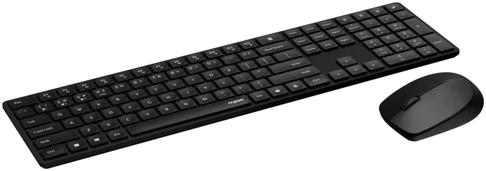 Rapoo 8020M Teclado y Ratón Inalámbricos Negro Layout Polaco Multimodo Bluetooth 2.4GHz Rapoo 8020M Teclado y Ratón Inalámbricos Negro Layout Polaco Multimodo Bluetooth 2.4GHz