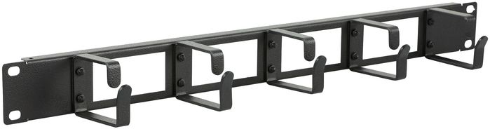 Logon Panel Panel Organizador de Cables 1U con Entrada para 19" - 5 Ganchos de Aluminio (RAL 9005, 482x72x44 mm) Logon Panel Panel Organizador de Cables 1U con Entrada para 19" - 5 Ganchos de Aluminio (RAL 9005, 482x72x44 mm)